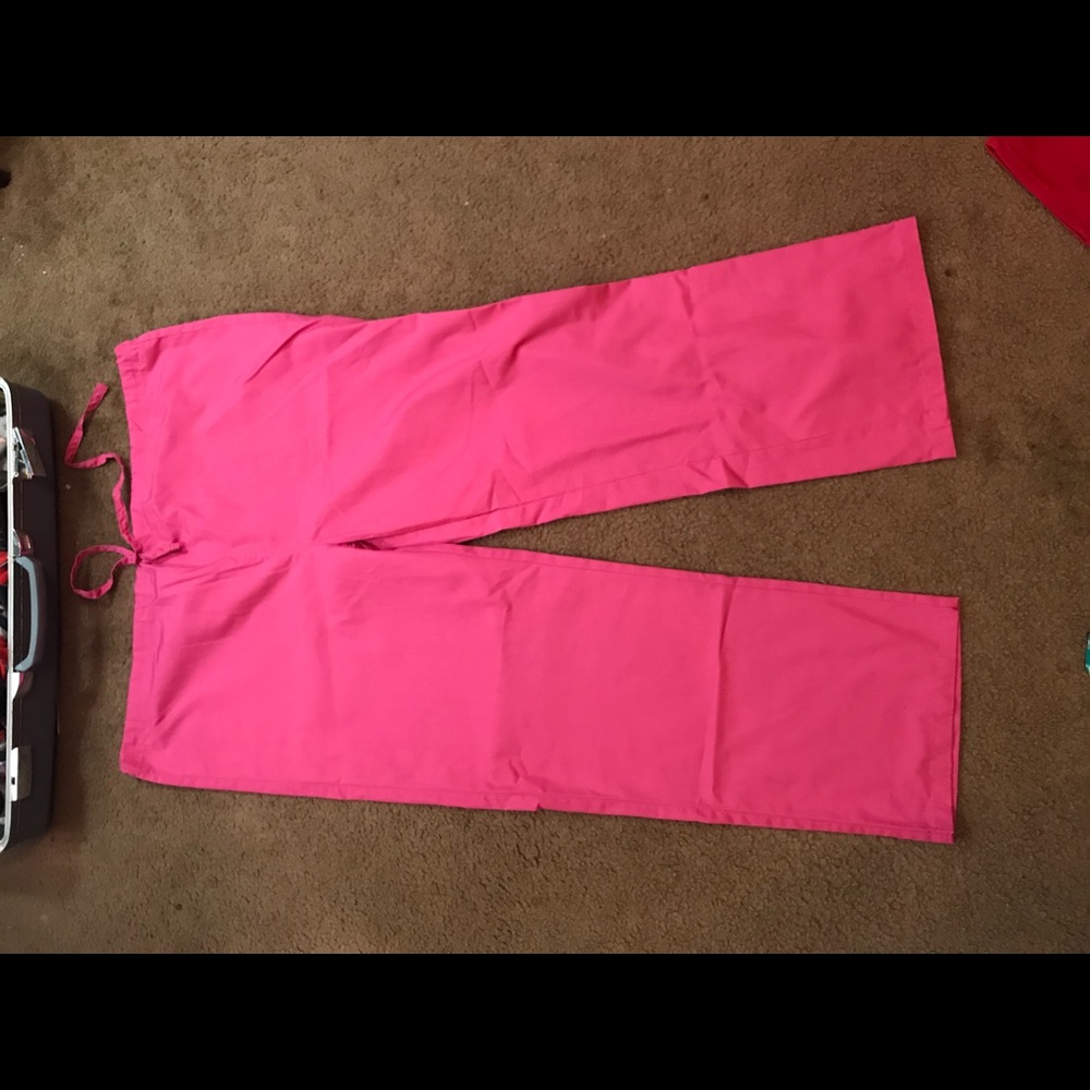 Pink scrubs